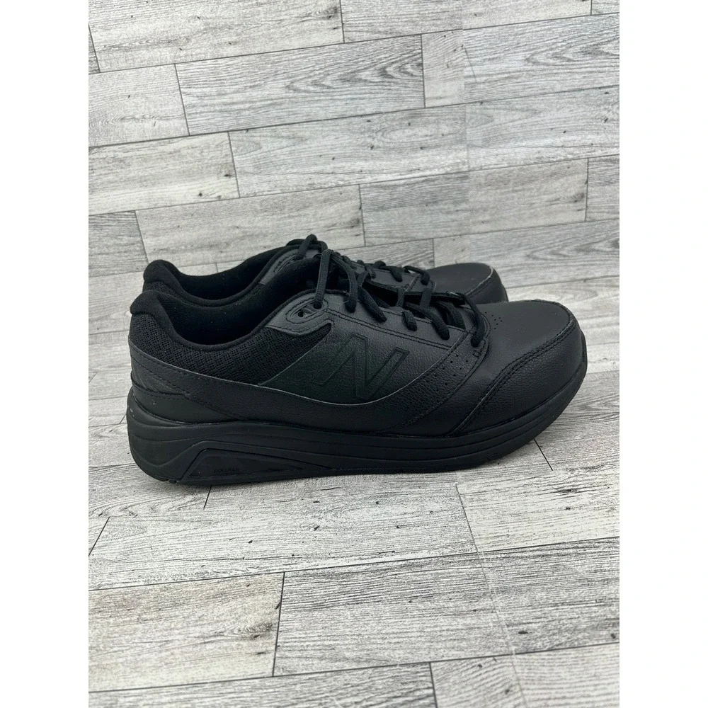 New Balance 928v3 Women 10.5D Men 9D Black Leather Walking Shoes‎ WW928BK3